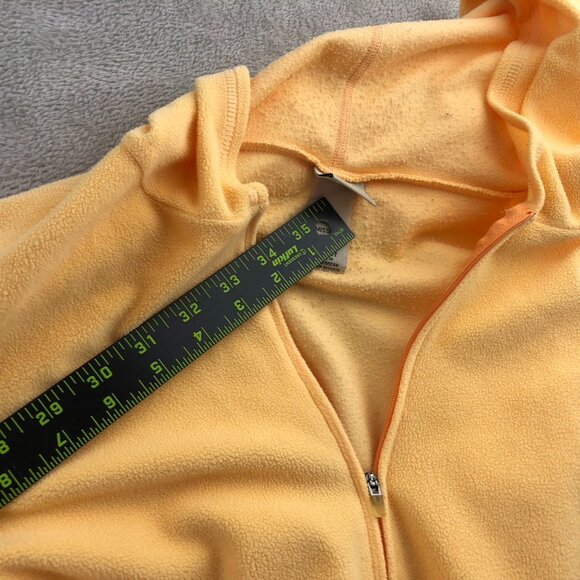 L.L. Bean Womens Jacket Medium Misses Orange Hooded Zip-Up Lightweight Casual - Picture 7 of 10